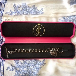 Juicy Couture Silver Charm Bracelet